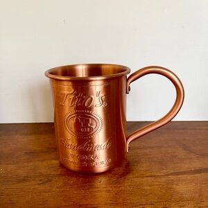 Tito's Handmade Vodka Tito's Vodka Copper / Stainless Steel Lined Mule Mug,12 oz